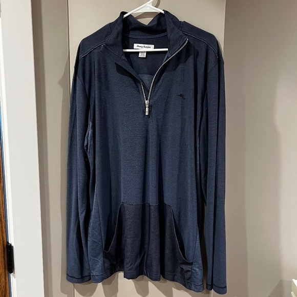 NWT Tommy Bahama Long Sleeve Quarter Zip - Picture 1 of 6